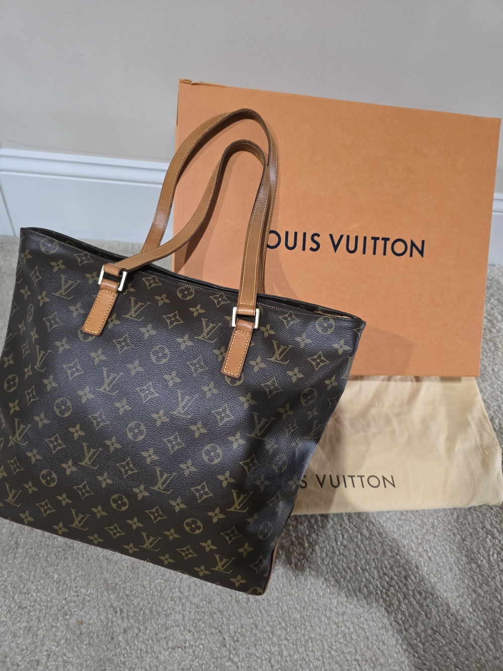 Louis Vuitton Monogram Canvas Brown Tote Bag